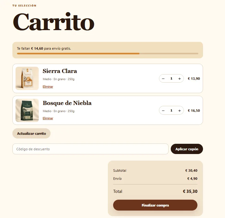 Carrito de compra